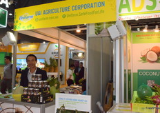 Mr Thanh Nguyen Quoc Truong (marketing manager) of Unifarm. The company supplies processed fruits such as dried banana chips.